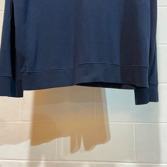 Polo Ralph Lauren Men's Jersey Quarter Zip XL Navy Golf Cotton Blend Casual Pony - Picture 6 of 7